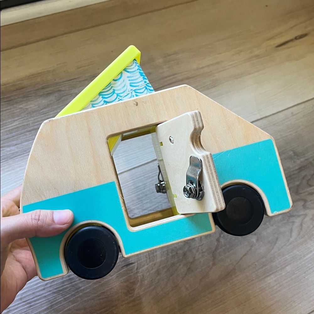 Lovevery Wooden Camper Van from The Free Spirit Toddler Kit - Picture 2 of 4